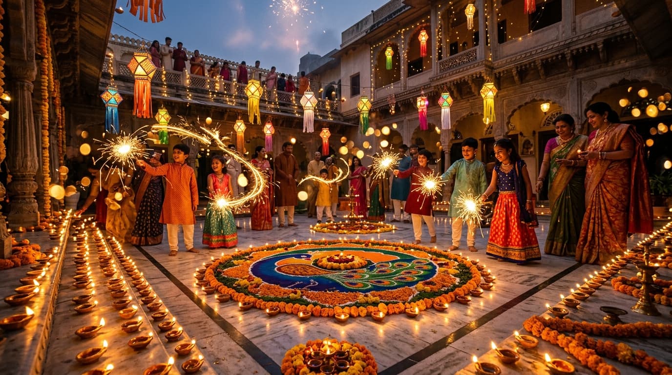 Diwali Golden Diya & Warm Amber Glow Lightroom Preset (Free DNG + XMP)