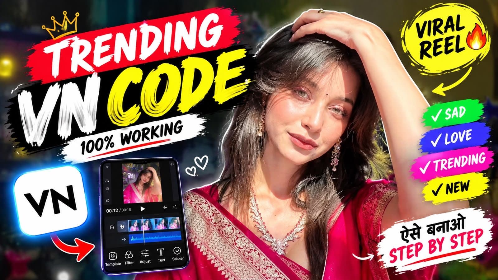 Trending Black Effect Reels Editing VN Code (2026 Attitude & Cinematic Tone)